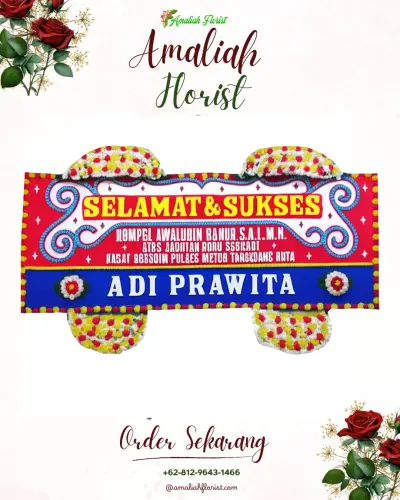 Karangan Bunga Ucapan Selamat di Jemah