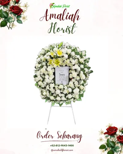 Krans Bunga Duka Cita di Jemah